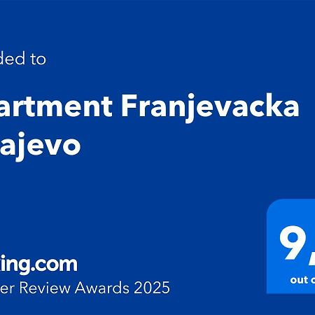 Apartment Franjevacka Saraievo Exterior foto